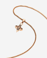 Celestia Rosé Goudkleurig Ketting - roanross sieraden, handgemaakte sieraden, luxe heren sieraden, premium kwaliteit sieraden