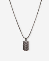 Shadow Arrow Zwart Ketting, handgemaakte sieraden, luxe heren sieraden in premium kwaliteit.