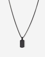 Aurora Pavé Zwart Ketting met fonkelende zirkonia, handgemaakte sieraden voor moderne klasse. Luxe heren sieraden.