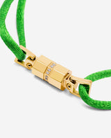 Midnight Lock Groen Armband Goudkleurig. Handgemaakte sieraden, luxe heren sieraden, premium kwaliteit sieraden.