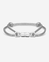 Midnight Lock Grijs Armband ZilverKleurig. Voor handgemaakte sieraden, luxe heren sieraden en premium kwaliteit sieraden.