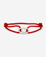 Emerald Guardian Rood Armband, Zilver 10mm - handgemaakte sieraden, luxe heren sieraden, premium kwaliteit sieraden