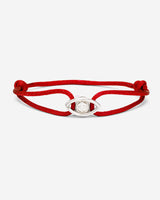 Emerald Guardian Rood Armband Zilver. Handgemaakte sieraden, luxe heren sieraden, premium kwaliteit sieraden.