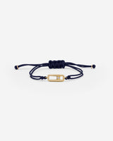 Celestial Balance Goud Donkerblauw Armband met zirkonia steentjes, handgemaakte sieraden