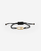 Celestial Balance Goud Zwart Armband met fonkelende zirkonia steentjes, handgemaakte sieraden, luxe heren sieraden.