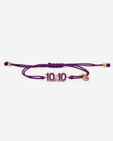 10:10 Liora Rosé Goudkleurig Paarse Armband - handgemaakte sieraden, luxe heren sieraden, premium kwaliteit