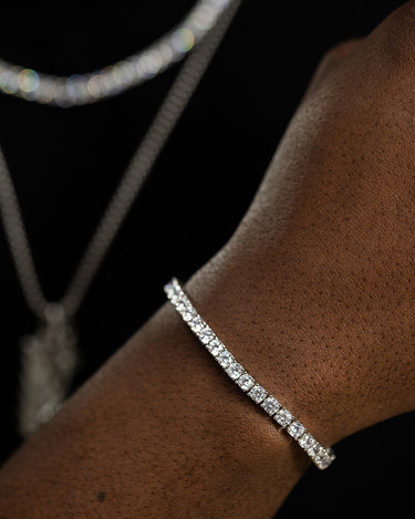 Crystal Embrace silber Tennis Armband