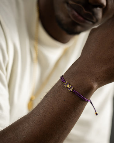 10:10 Liora Silver-Colored Purple Bracelet