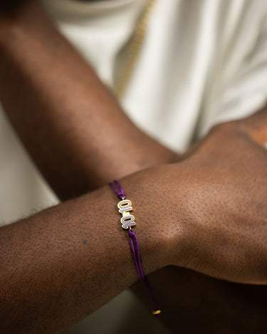 10:10 Liora Silver-Colored Purple Bracelet