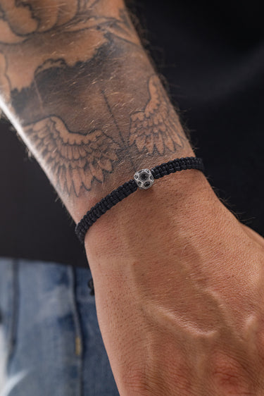 Schatten Schädel Knoten Armband