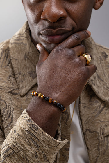 Golden Tiger Armband 8mm