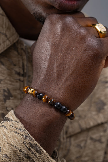 Golden Tiger Armband 8mm