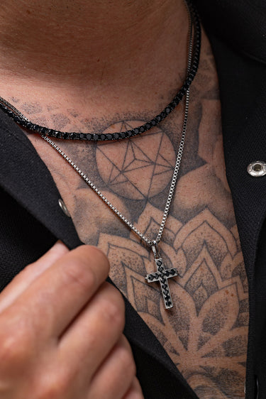 Cross of Valor silver-colored necklace