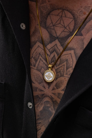 Celestial Emblem Anhänger Rosé Goldfarben