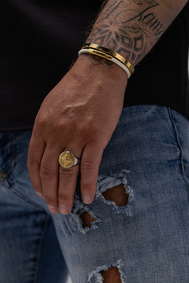 Imperial Kompass goldener Ring