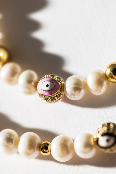 Mystic Guard rope pearl bracelet