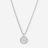 Solar Medallion 10:10 Zilverkleurig Ketting | roanross sieraden | luxe heren sieraden | premium kwaliteit sieraden