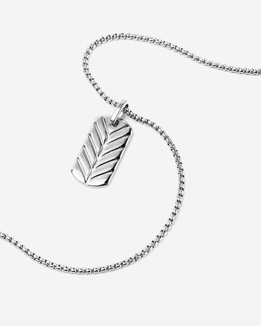Shadow Arrow zilverkleurig ketting | Handgemaakte sieraden | Luxe heren sieraden