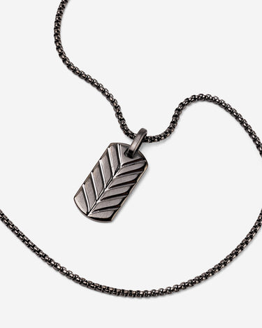 Shadow Arrow Zwart Ketting met handgemaakte, luxe heren sieraden. Premium kwaliteit en exclusieve uitstraling.