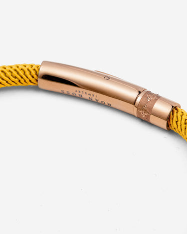 Noirèa Rosé Goldfarbenes Gelbes Armband 4mm.