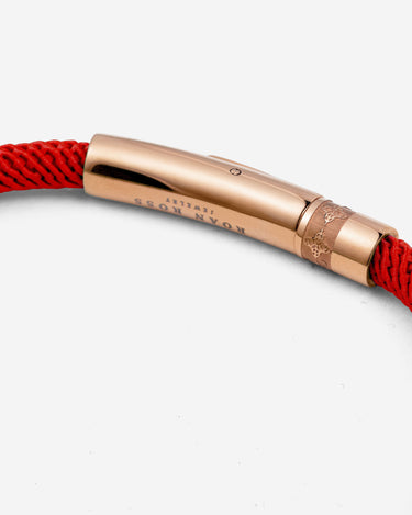 Noirèa Rosé goldfarben Rot Armband 4mm.