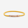 Noirèa Rosé Goudkleurig Geel Armband 3mm - handgemaakte sieraden, luxe heren sieraden, premium kwaliteit sieraden