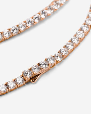 Crystal Embrace Rosé Goldfarbenes Tennisarmband