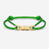 Midnight Lock Groen Armband Goudkleurig. Handgemaakte sieraden, luxe heren sieraden, premium kwaliteit sieraden, exclusieve sieraden mannen.
