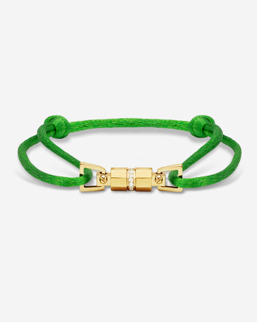 Midnight Lock Groen Armband Goudkleurig. Handgemaakte sieraden, luxe heren sieraden, premium kwaliteit sieraden, exclusieve sieraden mannen.