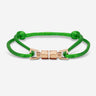 Midnight Lock Groen Armband Rosè Goudkleurig. Handgemaakte sieraden, luxe heren sieraden, premium kwaliteit sieraden, exclusieve sieraden mannen.