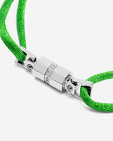 Midnight Lock Groen Armband Zilverkleurig - handgemaakte sieraden, luxe heren sieraden, premium kwaliteit sieraden, exclusieve sieraden mannen