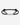 Midnight Lock Zwart Armband ZilverKleurig. 6mm
