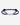 Midnight Lock DonkerBlauw Armband ZilverKleurig. 6mm