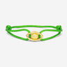 Emerald Guardian Groen Armband, Goudkleurig 10mm - handgemaakte sieraden, luxe heren sieraden, premium kwaliteit.