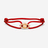 Emerald Guardian Rood Armband Rosè Goudkleurig. Voor stijlvolle handgemaakte sieraden en luxe heren sieraden.