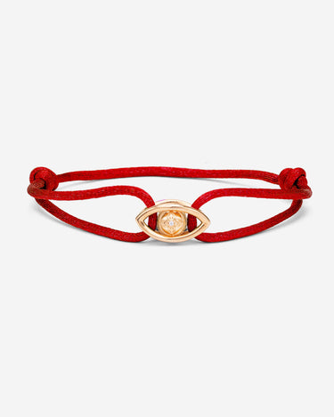 Emerald Guardian Rood Armband Rosè Goudkleurig. Voor stijlvolle handgemaakte sieraden en luxe heren sieraden.
