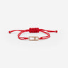 Celestial Balance Rosé Goud Rood Armband met fonkelende zirkonia steentjes en luxe design.