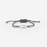 Celestial Balance Zilver Grijs Armband met fonkelende zirkonia steentjes. Handgemaakte sieraden voor luxe heren.