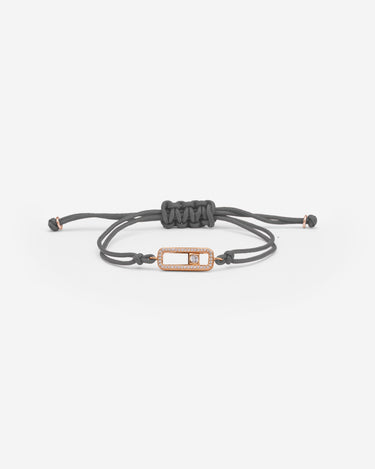 Celestial Balance Rosé Goud Grijs Armband met fonkelende zirkonia, perfect voor luxe heren sieraden.