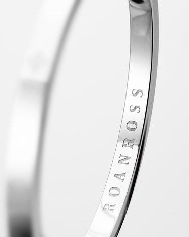 Celestia Guard Silver-Colored Bangle Bracelet