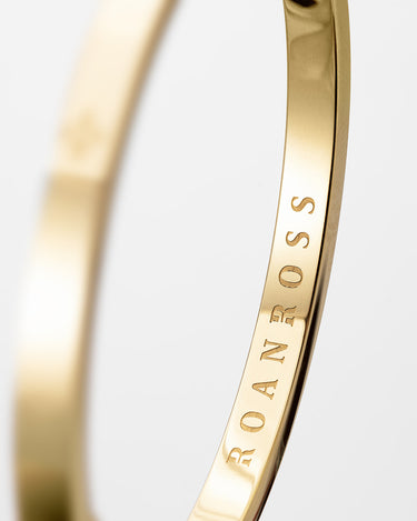 Celestia Guard Gold-Colored Bangle Bracelet