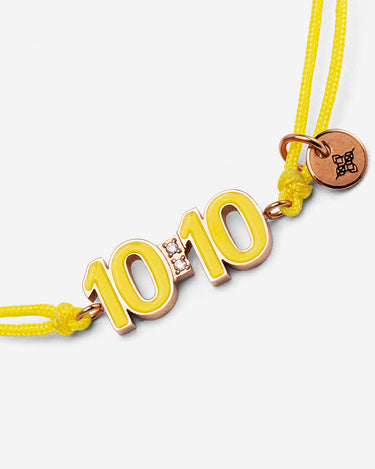 10:10 Liora Rosé Goudkleurig Geel Armband, handgemaakte sieraden, luxe heren sieraden, premium kwaliteit sieraden.
