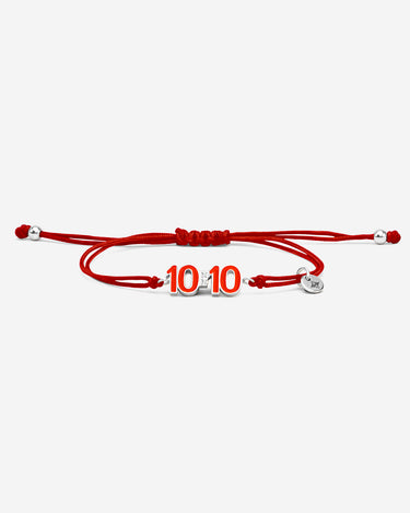 10:10 Liora Silver-Colored Red Bracelet