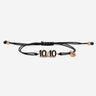 10:10 Liora Rosé Goudkleurig Zwarte Armband | handgemaakte sieraden | luxe heren sieraden | exclusieve sieraden mannen