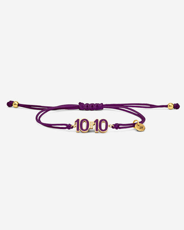 10:10 Liora Gold-Colored Purple Bracelet