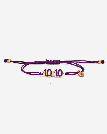 10:10 Liora Rosé Gold-Colored Purple Bracelet