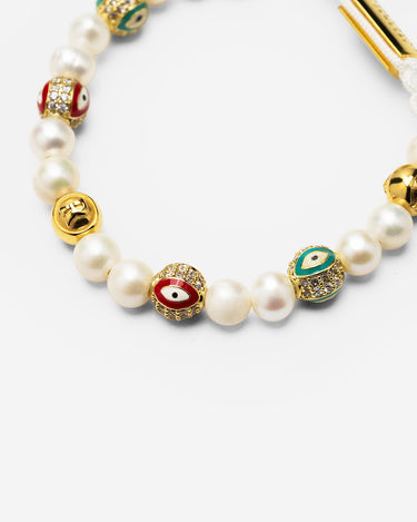 Mystic Guard rope pearl bracelet