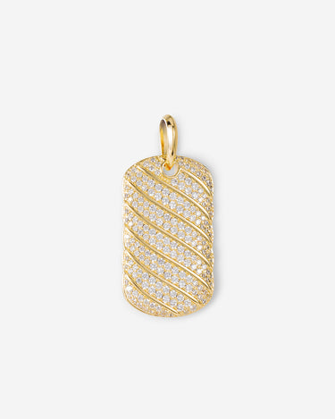 Obsidian SparkTag pendant Goudkleurig