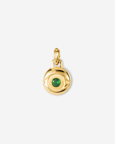 Emerald Eye Talisman pendant goudkleurig