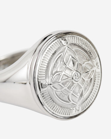 Imperial Kompass Silber Ring
